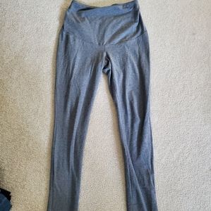 Isabel maternity, , size small  full panel, gray leggings